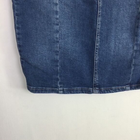 PILCRO and The Letterpress Anthropologie Womens Denim Pencil Skirt Blue Size 4 - Picture 7 of 16
